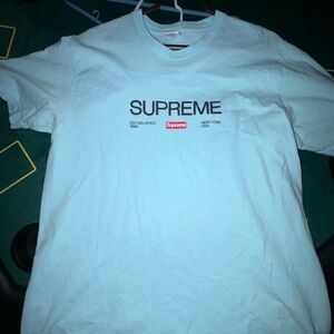 2021 Supreme Est. 1994 Tee 'Turqouise' size large